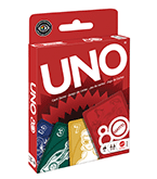 Uno Mattel 80th Anniversary Ruby Red Game 