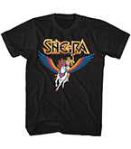 Motu She Ra And Swiftwind Black Adult T-Shirt Large 