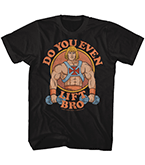 Motu U Even Lift Black Adult T-Shirt Large