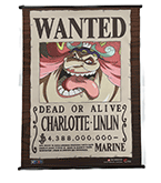 One Piece Wanted Poster Big Mom Wall Scroll