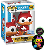 Pop! Specialty Series Disney 90th Devil Donald Duck With Blacklight Chase Figure