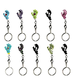 Santa Cruz Skateboards 40th Ann Hand Keychain BMB Display