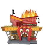 D56 Beetlejuice Dantes Inferno Lounge 6.7-Inch Light Up Statue