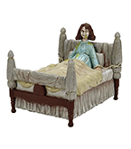 D56 Exorcist Regan Possessed 4-Inch Light Up Statue 