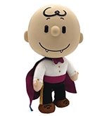 Peanuts Charlie Brown Vampire 8-Inch Figurekey Plush