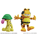 Garfield X TMNT Garfello and Sidekick Odie 2-Pack