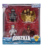 Toho Godzilla 2.5-Inch Metal Action Figure 4-Pack 