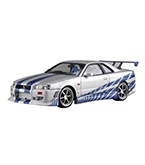 Fast & Furious Movie Mecha R34 Skyline Gtr 1/24 Model Kit