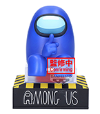 Among Us Vol 1 Ver B Blue Monitor Top 4-Inch Figure