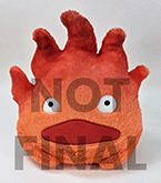 Howls Moving Castle Fluffy Calcifer 13-Inch Plush