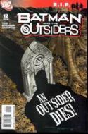 BATMAN AND THE OUTSIDERS #12 RIP