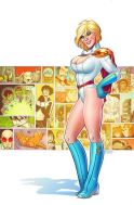 POWER GIRL ALIENS AND APES TP
