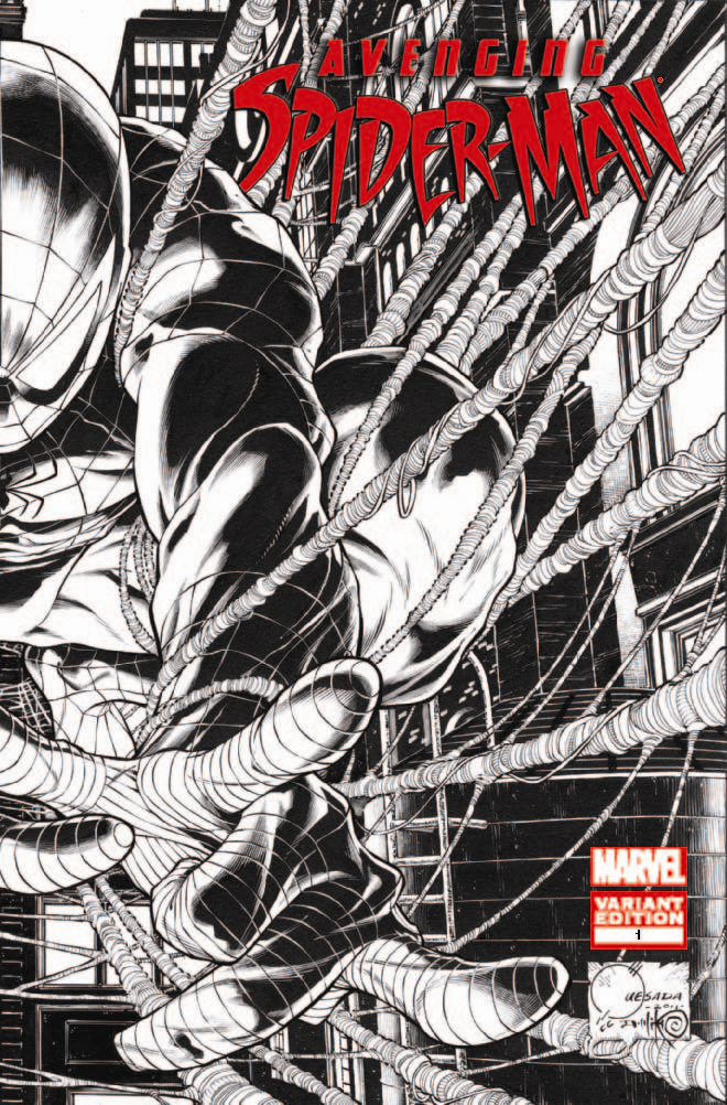 Avenging Spider-Man #1 Joe Quesada Sketch Variant