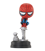 Marvel Animated Spider-Man On Chimney Statue