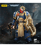 WH40K Ultramarines Metaurus W Axe Stormshield Pistol 1/18 Action Figure