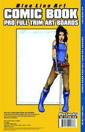 BLUE LINE PRO FULL TRIM COMIC BK ART BOARDS (Net)