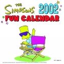 SIMPSONS FUN 2002 WALL CALENDAR
