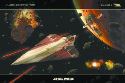 SWAC SLAVE ONE VERSUS JEDI STARFIGHTER POSTER