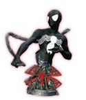 BLACK COSTUME SPIDER-MAN BUST