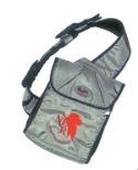 NERV LOGO SILVER SLING BAG