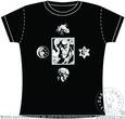 HELLBOY ICONS BLACK BABYDOLL T/S LG