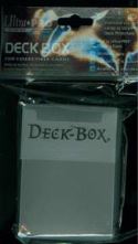 ULTRA PRO DECK BOX WHITE  (ORDER IN 30)