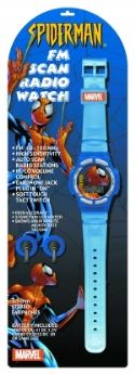 SPIDER-MAN FM SCAN RADIO DIGITAL WATCH