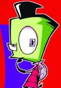 INVADER ZIM RED T/S LG