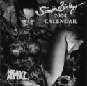 ART OF SIMON BISLEY 12 MONTH 2004 WALL CALENDAR (MR)