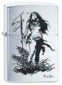 FRAZETTA WARRIOR WOMAN ZIPPO