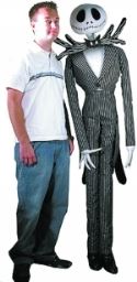 NBX JACK SKELLINGTON 6 FOOT LIFE SIZED PLUSH