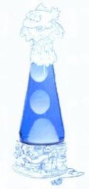 SIMPSONS NUCLEAR PLANT 15 INCH LAVA LAMP