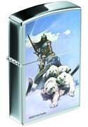 FRAZETTA PHOTO ZIPPO LIGHTER SILVER WARRIOR