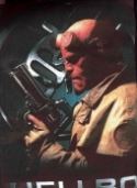 HELLBOY MOVIE HELLBOY WITH GUN BLACK T/S LG