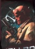 HELLBOY MOVIE HELLBOY WITH GUN BLACK T/S XXL