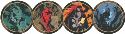 COASTER SET HELLBOY ART