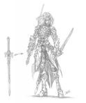 DARK HEAVEN MINIATURES TORIE DOMAN DARK ELF ASSASSIN