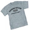 ARKHAM ASYLUM ATHLETIC DEPT T/S LG (O/A)