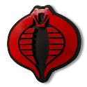 GI JOE COBRA LOGO WALL PLAQUE