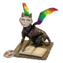 MIRROR MASK SPHINX CAT STATUE