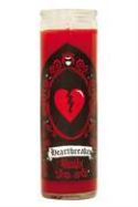 EMILY THE STRANGE HEARTBREAK CANDLE RED (RES)