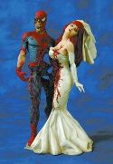 M MILESTONES ZOMBIES SPIDER-MAN & MJ STATUE