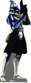STAR WARS CLONE WARS CAPTAIN REX LIFE SIZE STANDUP (RES)