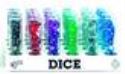 TRANSPARENT POLY 7 PC TUBE DICE DIS