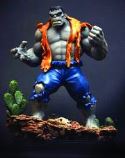 RETRO GREY HULK STATUE