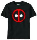 DEADPOOL ICON BLK T/S XXL