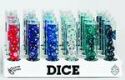 PEARLIZED POLY 7 PC TUBE DICE DIS