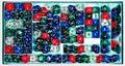 PEARLIZED POLY 100 PC DICE SAMPLER BOX