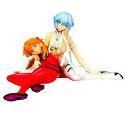 NGE REI & ASUKA ANI-STATUE PLUG SUIT VER