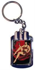 BETTIE PAGE JUNGLE NIGHT KEYCHAIN